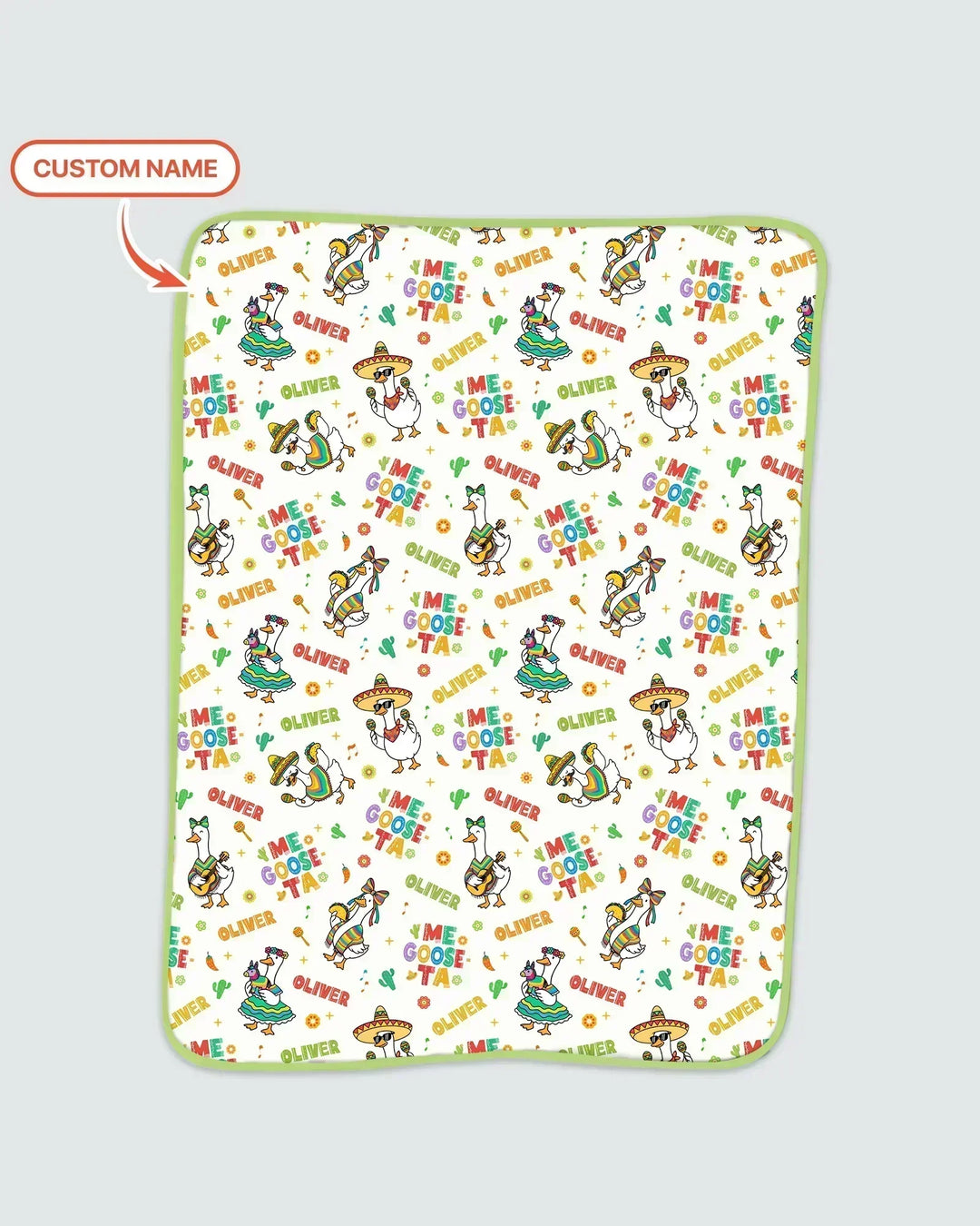 Custom name Me Goose-ta Bamboo Blanket