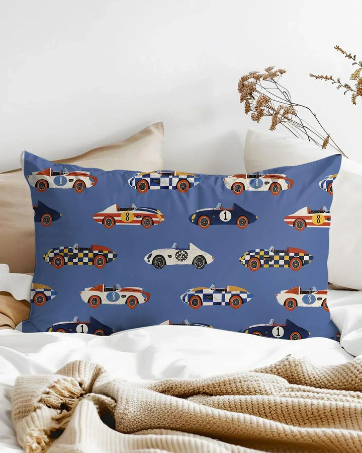 Stock Car Race Pillow Case