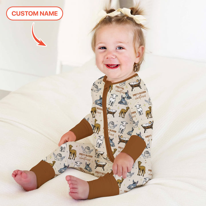 Gerippte Babykleidung mit individuellem Foto - Weich &amp; Skizzenhaft