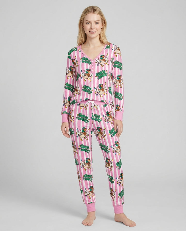 Guess What Mallard Butt Bamboo Women Pajama Set