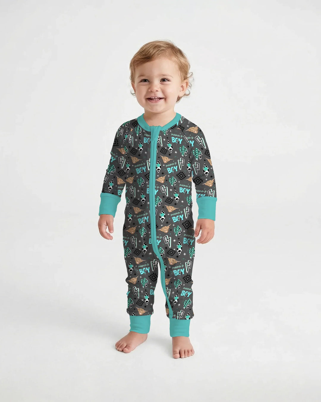 Western Mama & Me Matching  Bamboo Convertible Zippy