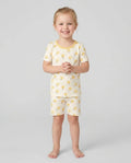 Happy Little Stars Family Matching Bamboo Two Piece Short Sleeve Shorts Pajama Set