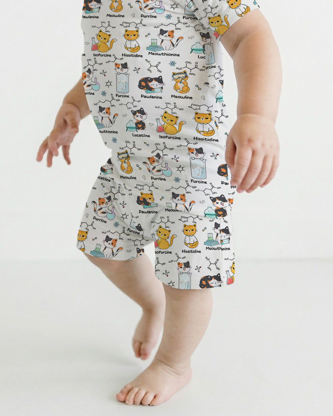Conjunto de Pijama de Dos Piezas de Bambú con Mangas Cortas y Pantalones Cortos