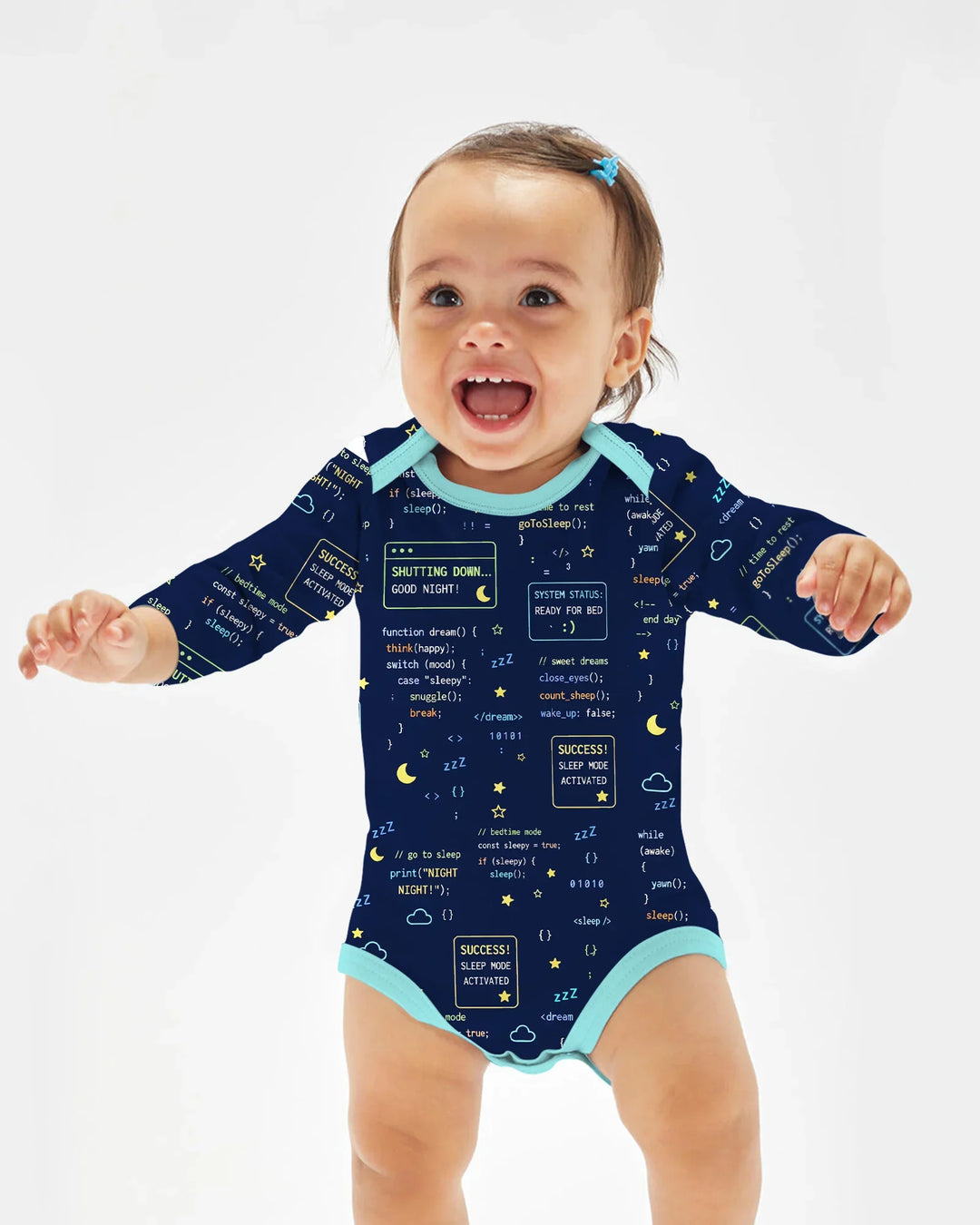 Gerippte Babykleidung mit individuellem Foto - Weich &amp; Skizzenhaft