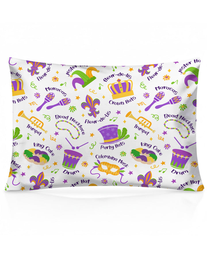Mardi Gras Family Matching Pillow Case