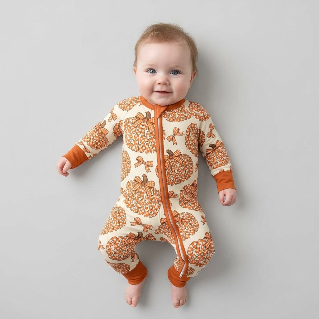 Pumpkin Season Bamboo Convertible Zippy