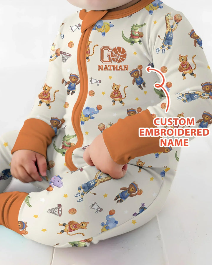 Gerippte Babykleidung mit individuellem Foto - Weich &amp; Skizzenhaft