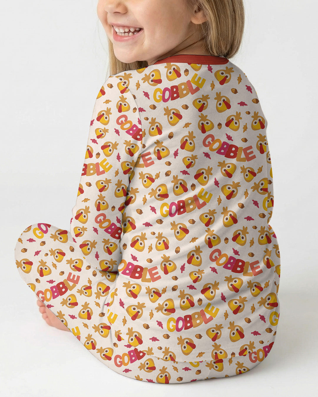 Gobble Gobble Bamboo Two Piece Long Sleeve Pajama Set