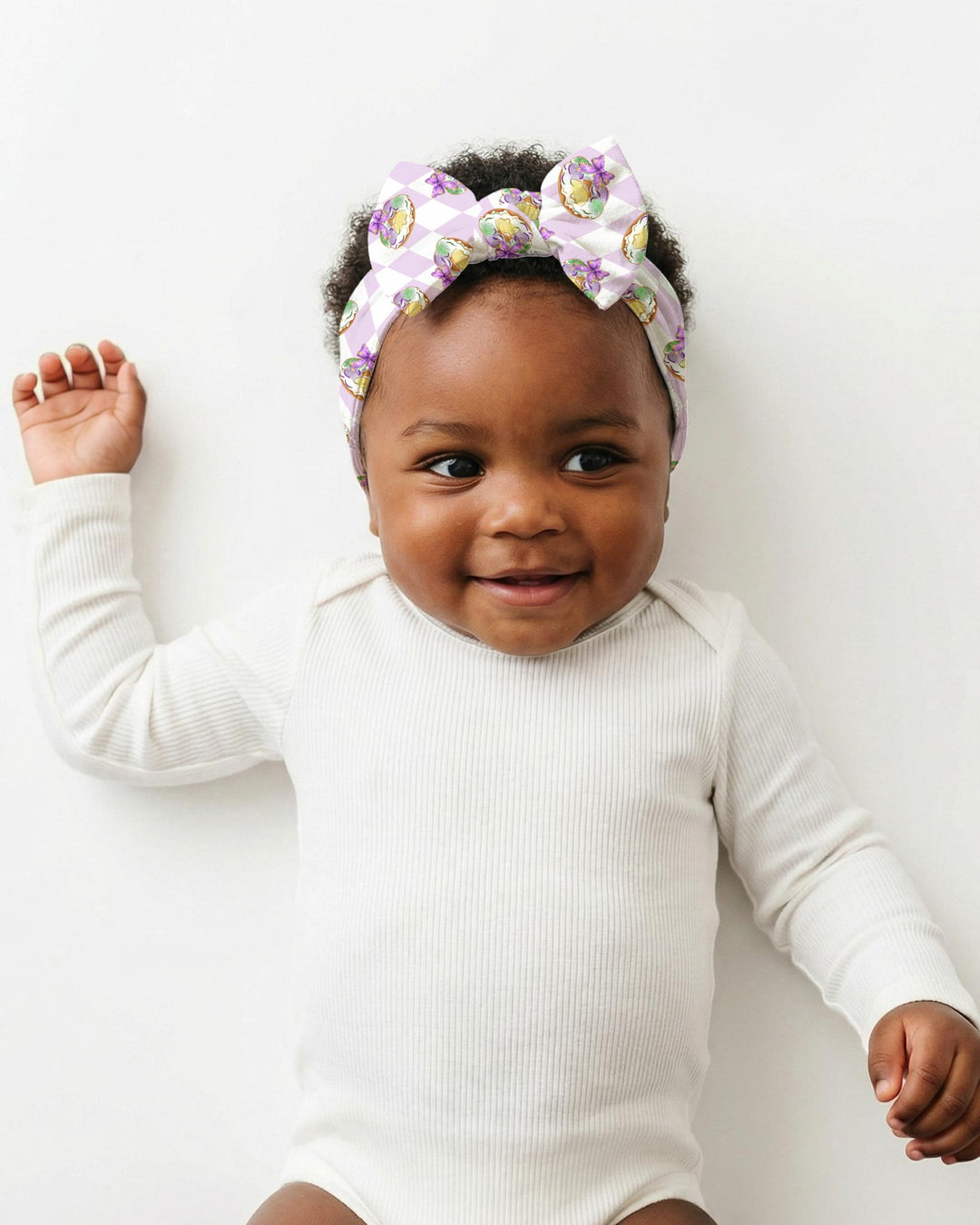 Mardi Gras Donut Headband