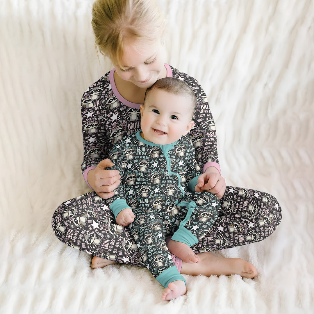 Gerippte Babykleidung mit individuellem Foto - Weich &amp; Skizzenhaft