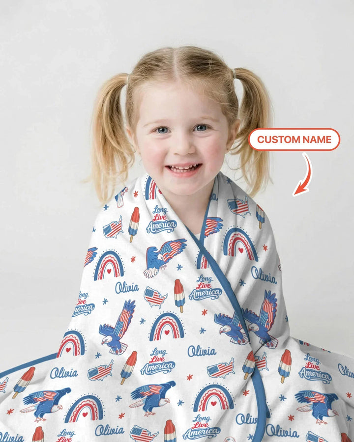 Long Live America Bamboo Blanket