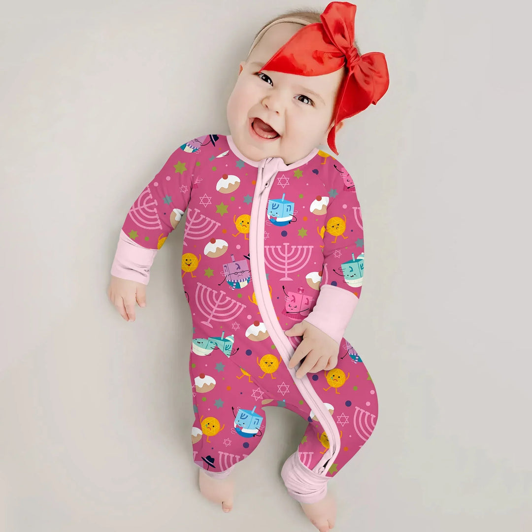 Hanukkah Little Dreidel Family Convertible Zippy