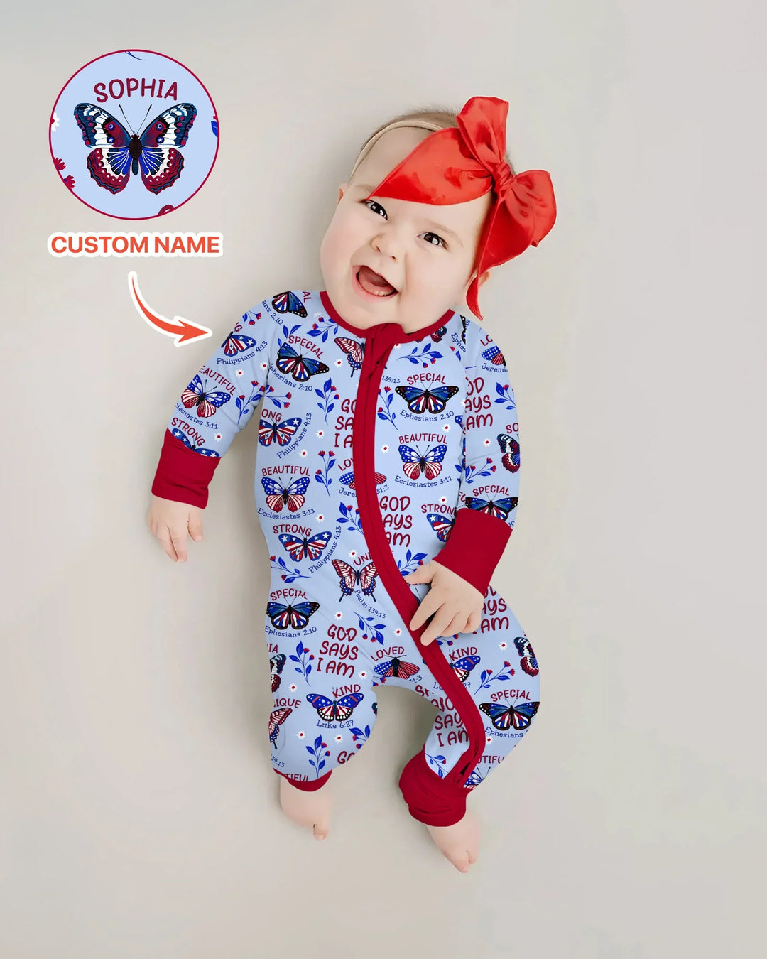 Gerippte Babykleidung mit individuellem Foto - Weich &amp; Skizzenhaft