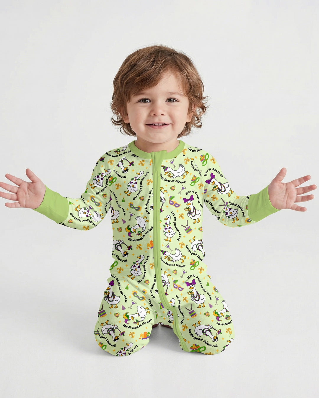 Mardi Gras Silly Goose Convertible Zippy