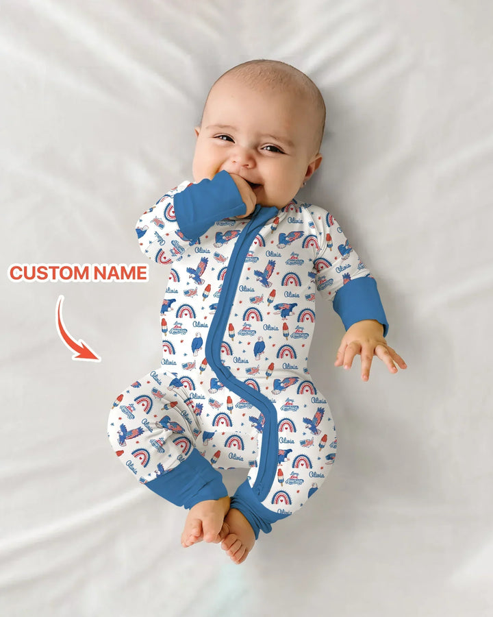 Gerippte Babykleidung mit individuellem Foto - Weich &amp; Skizzenhaft
