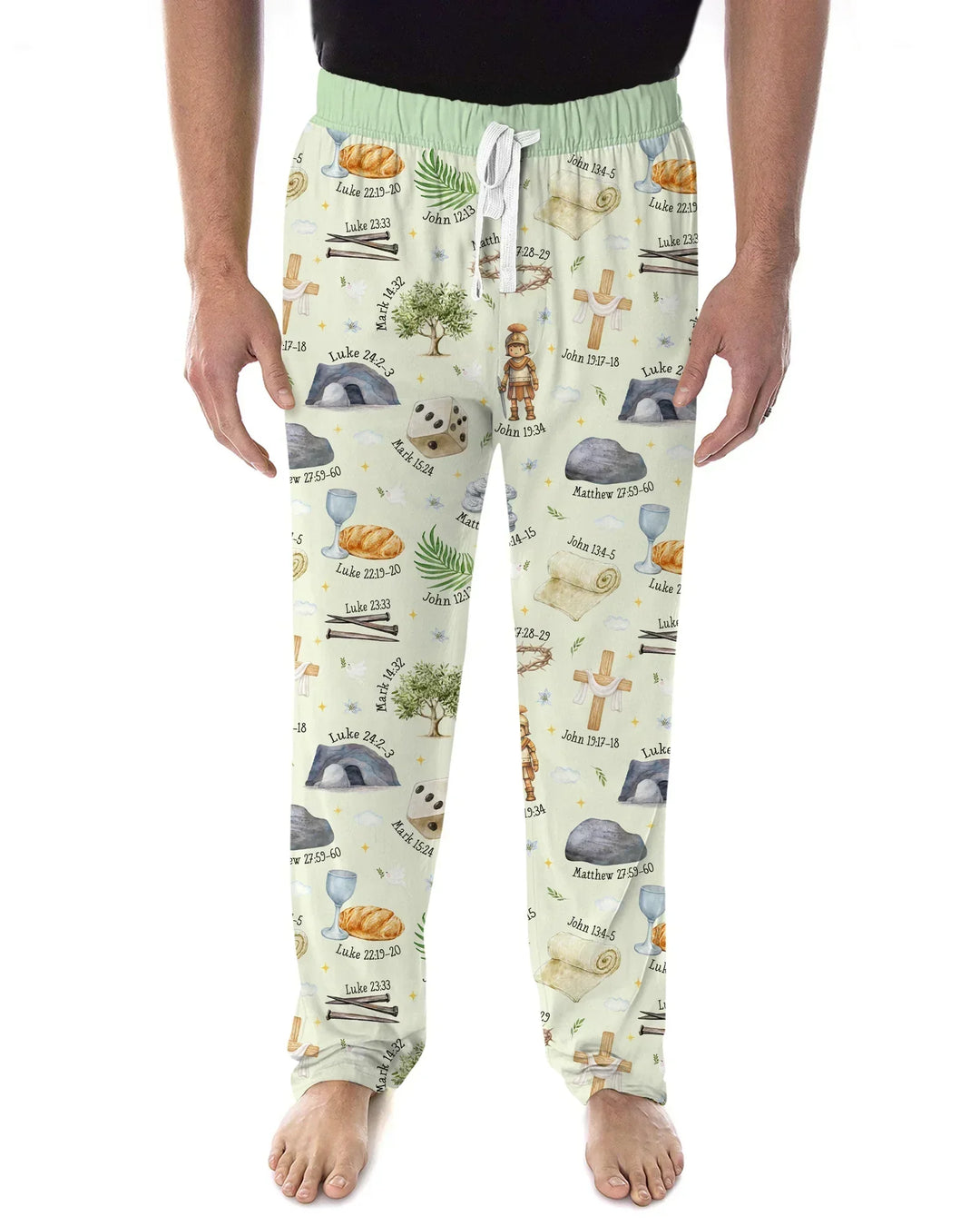 He Is Risen Family Matching Men's Pajama Set