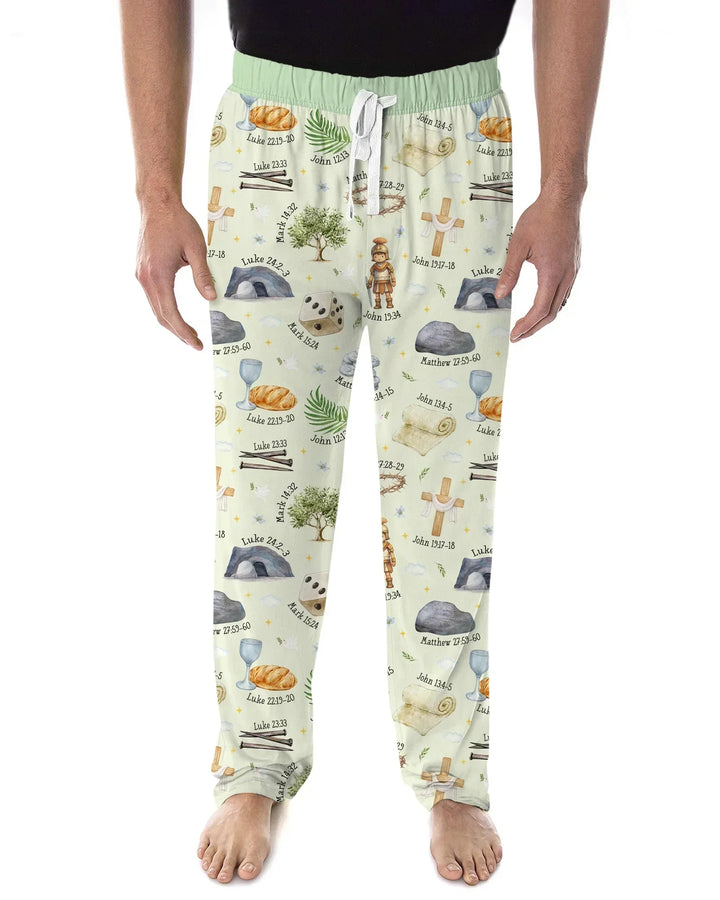 He Is Risen Family Matching Men's Pajama Set