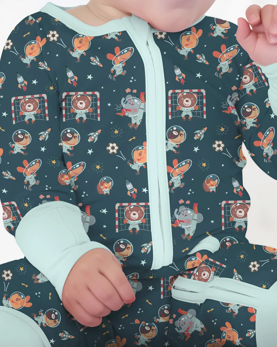 Space Soccer Bamboo Convertible Zippy