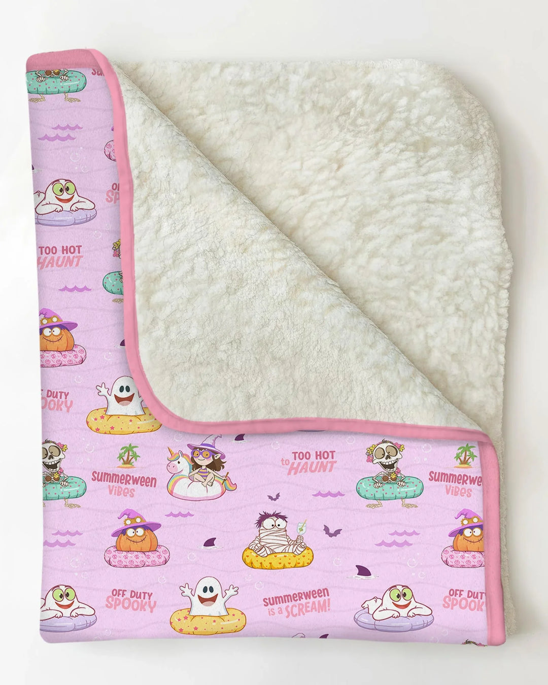 Summerween Cartoon Bamboo Blanket