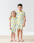 Matthew 5:14 Light of the World Bamboo Two Piece Short Sleeve Shorts Pajama Set