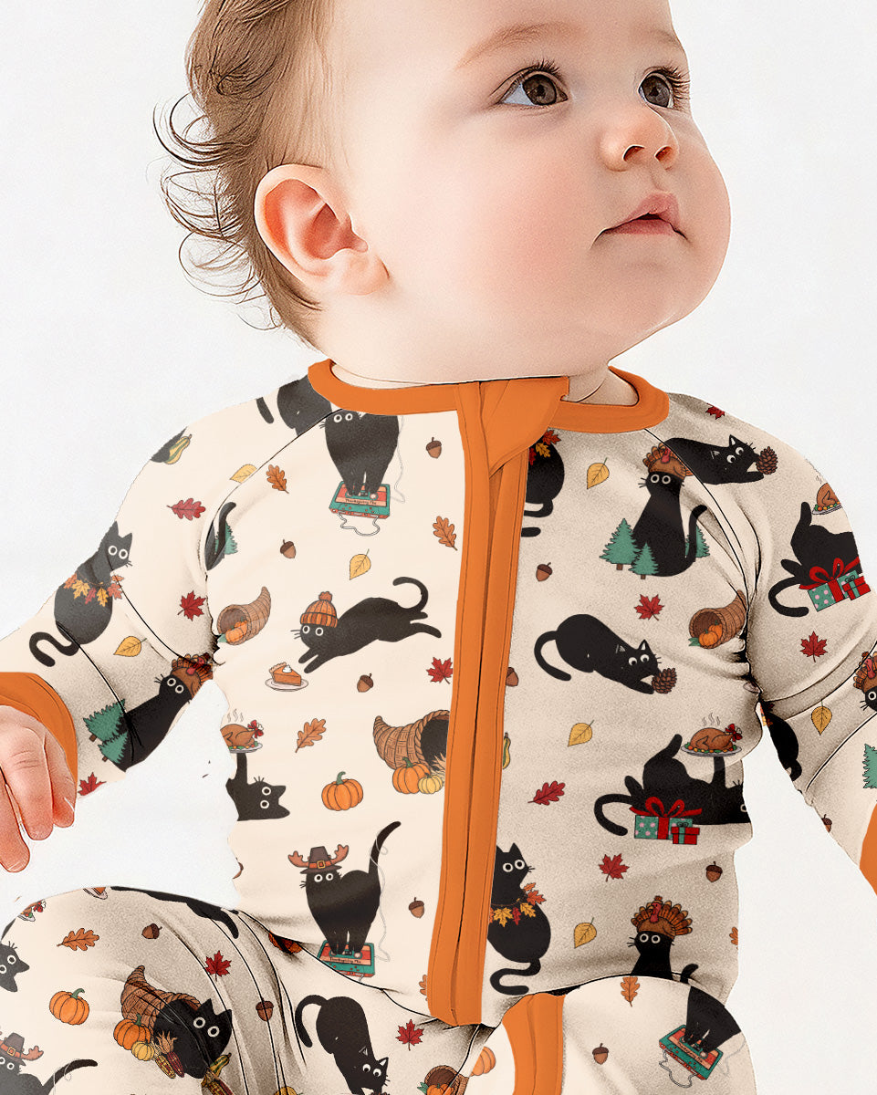 Black Cat Cozy Season Bamboo Convertible Zippy