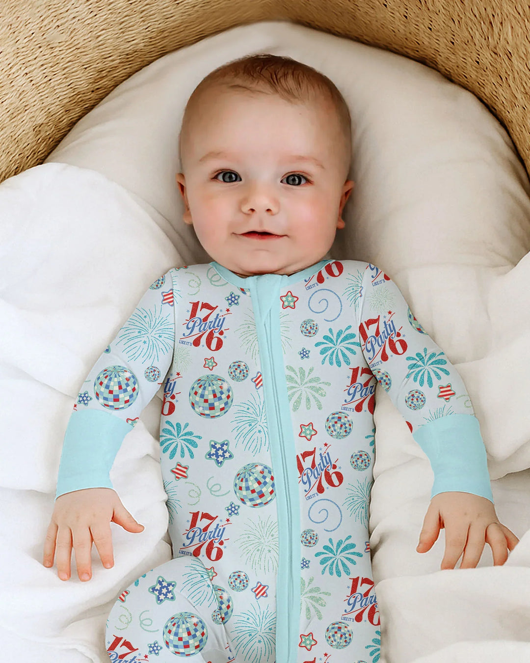 Land Of Free Family Matching Bamboo Convertible Zippy