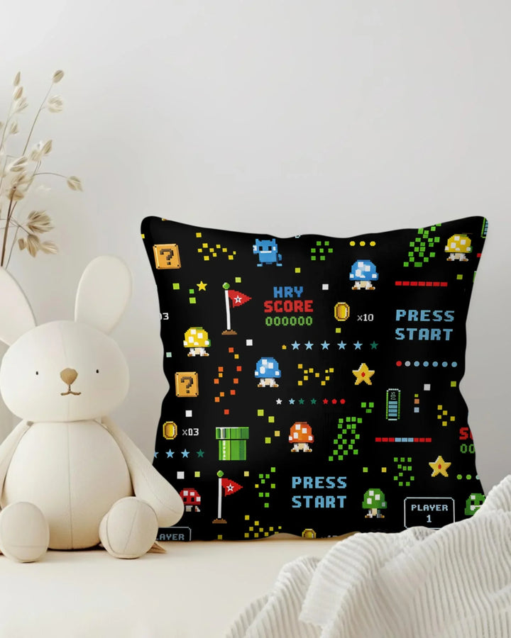 Pixel Game Lover Matching Bamboo Pillow Case