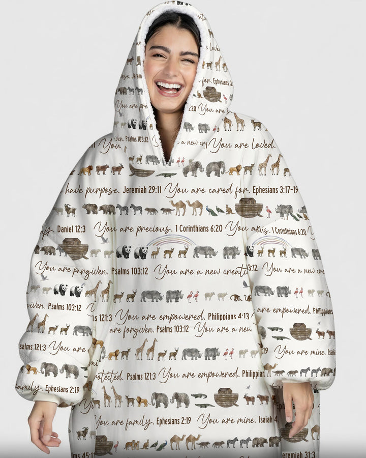 Biblical Noah's Ark Wearable Blanket Hoodie