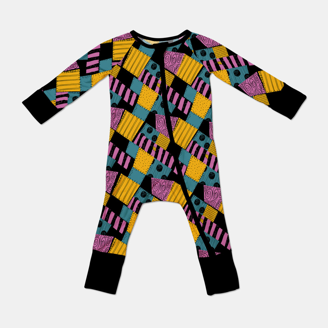 Halloween Patchwork Cartoon Convertible Zippy