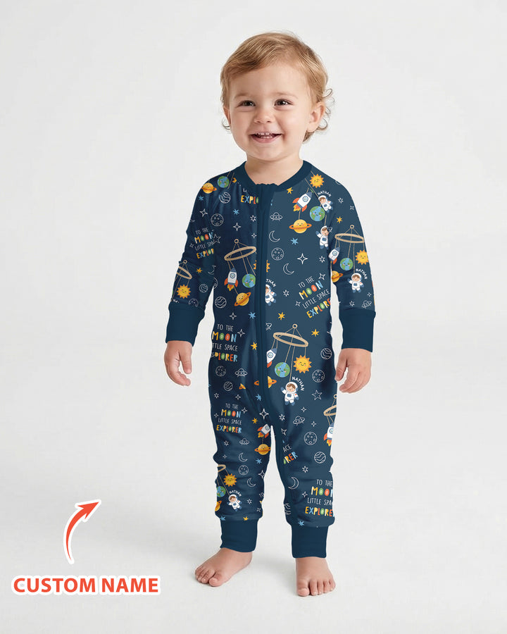 Gerippte Babykleidung mit individuellem Foto - Weich &amp; Skizzenhaft