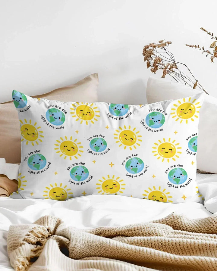 Mateo 5:14 Funda de Almohada de Bambú Luz del Mundo
