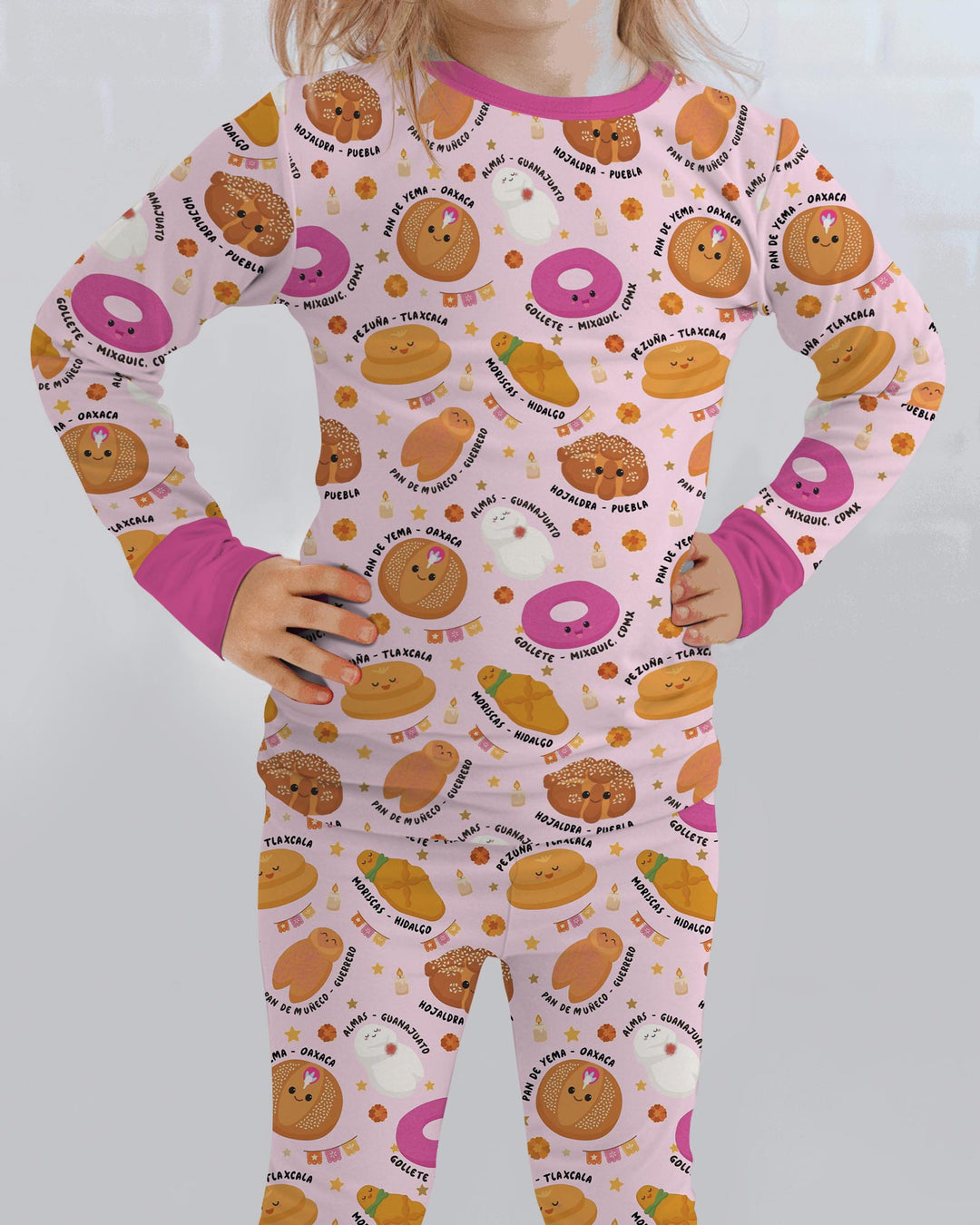 Pan Dulce Fiesta Bamboo Two Piece Long Sleeve Pajama Set