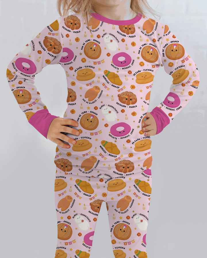 Pan Dulce Fiesta Bamboo Two Piece Long Sleeve Pajama Set
