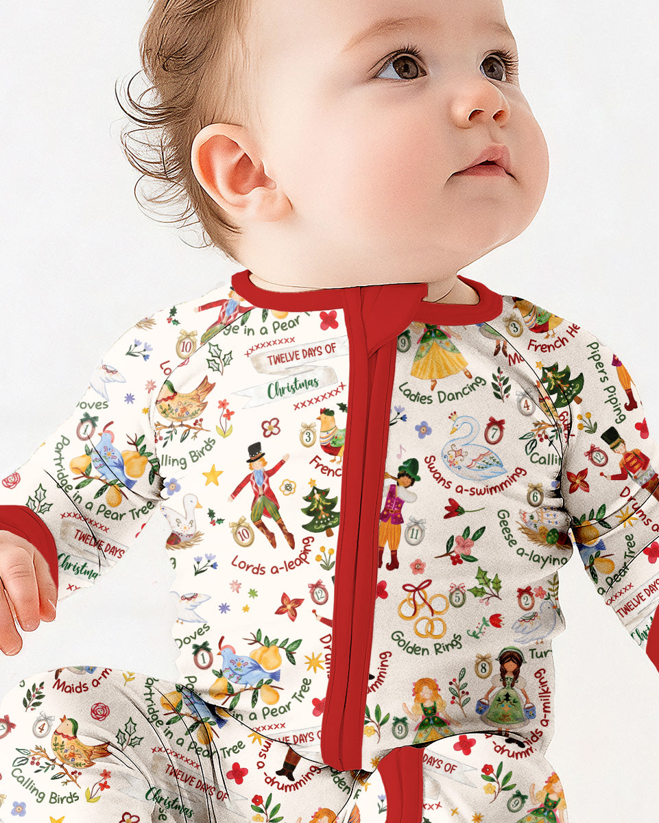 The 12 Days of Christmas Bamboo Convertible Zippy