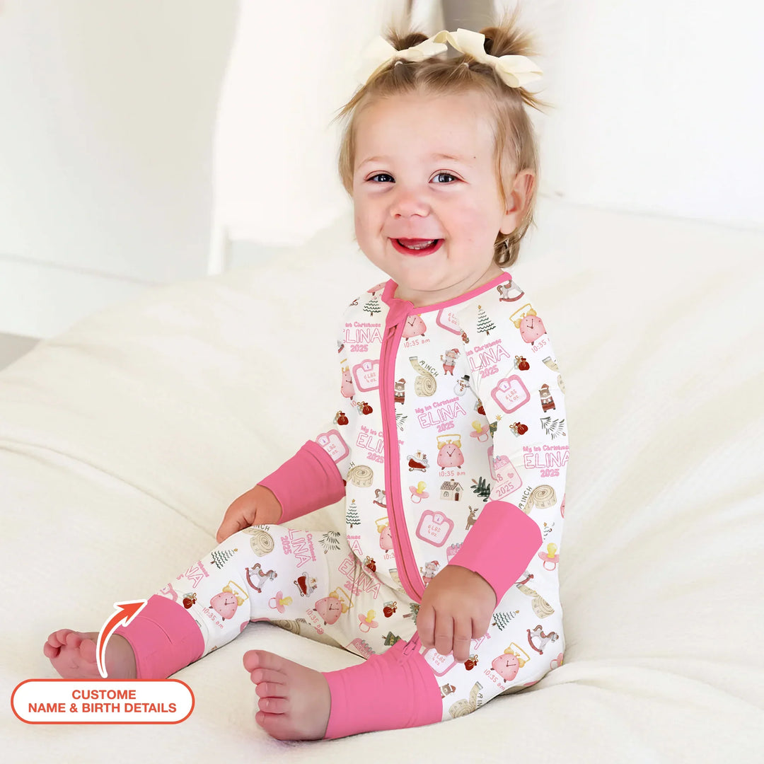 Personalized Baby's First Christmas Convertible Zippy
