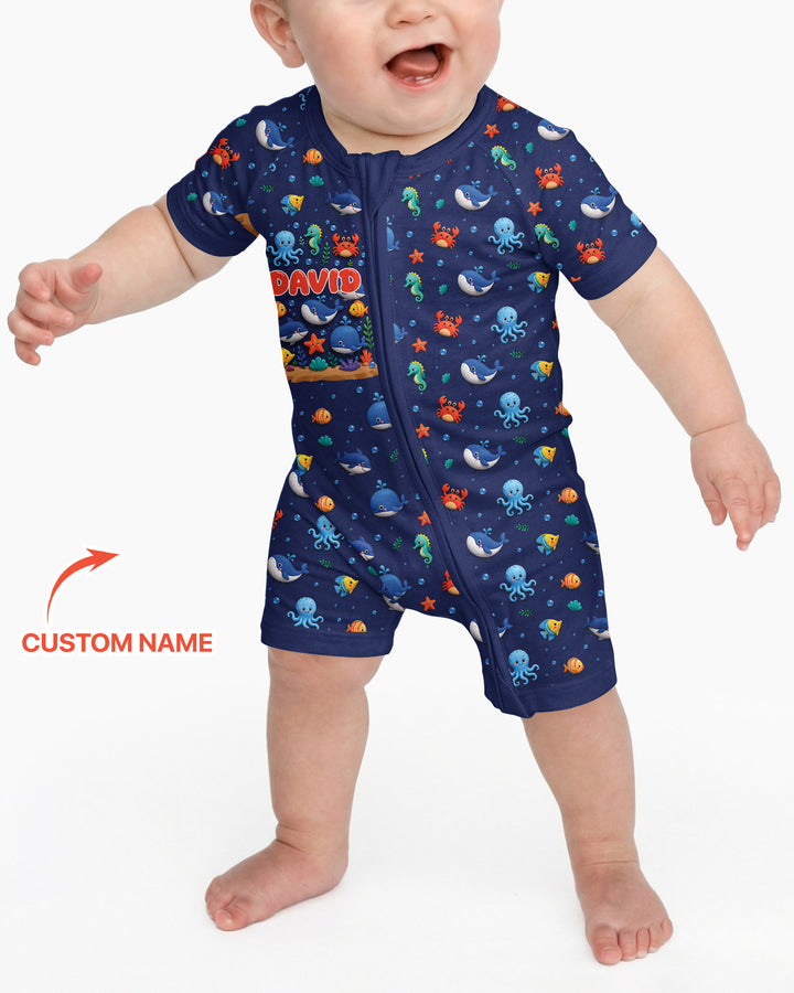 Trending Animal Bamboo Shorty Zippy