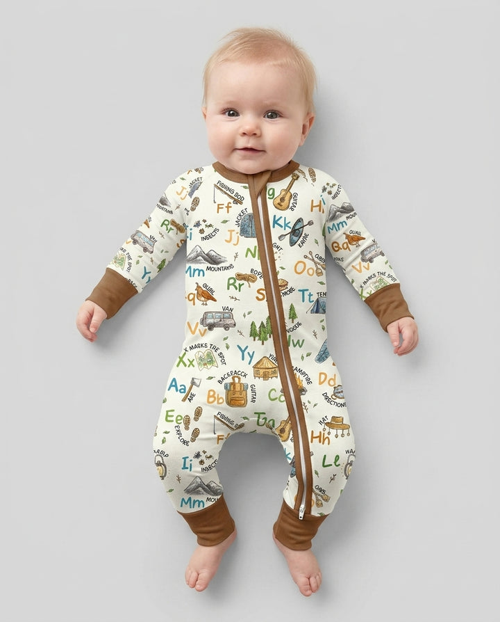 Gerippte Babykleidung mit individuellem Foto - Weich &amp; Skizzenhaft
