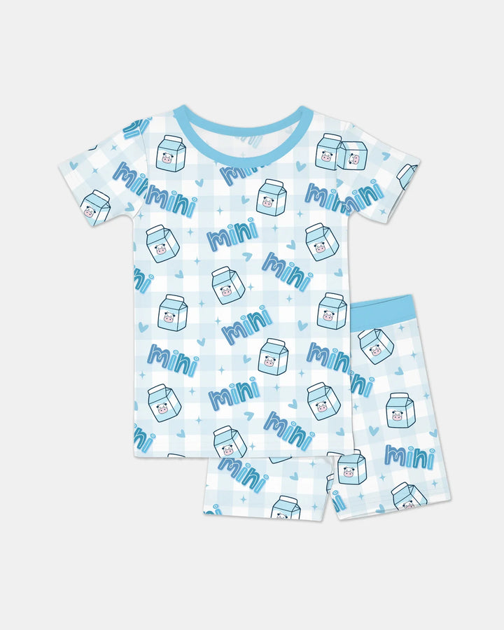 Mama & Mini Mother's Day 2026 Bamboo Two Piece Short Sleeve Shorts Pajama Set