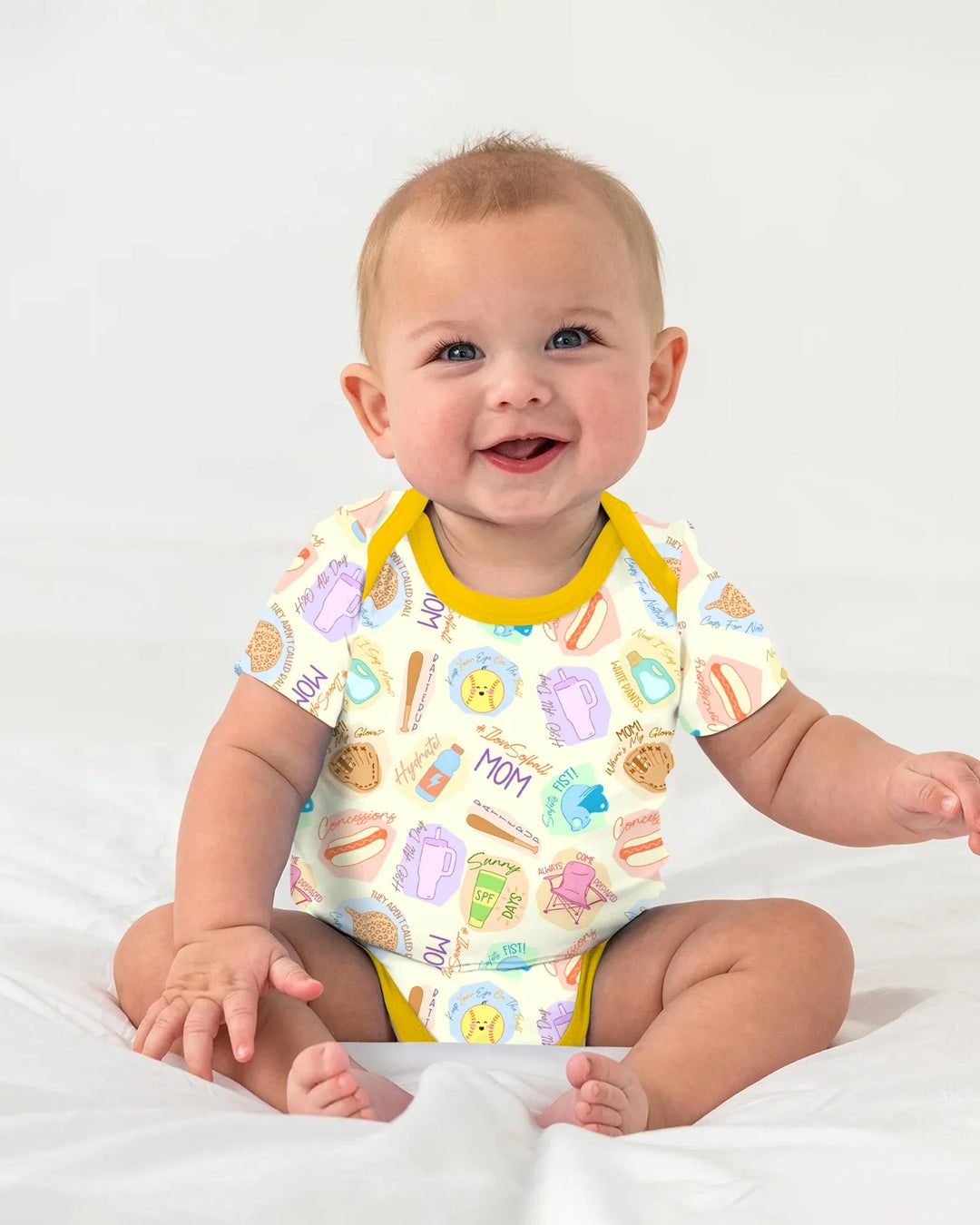 SoftBall Mom Saves The Days Bodysuit