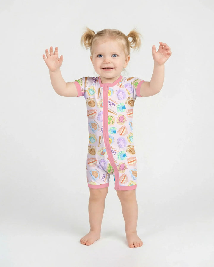 SoftBall Mom Saves The Days Bamboo Shorty Zippy