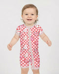 Valentine in Hearts Bamboo Shorty Zippy