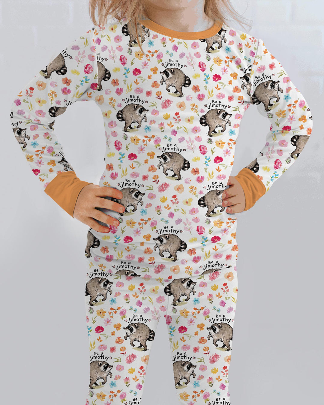 Conjunto de pijama de dos piezas de bambú con mangas largas, plantilla PERSONALIZADA