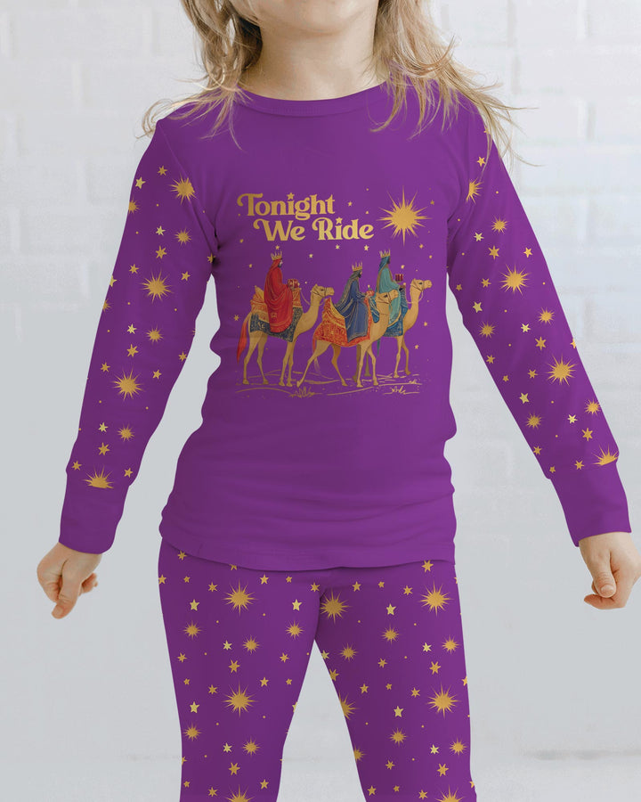 Tonight We Ride Bamboo Two Piece Long Sleeve Pajama Set