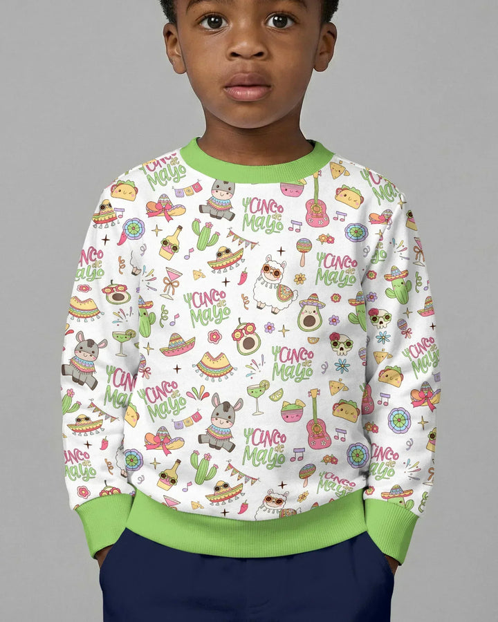 Cinco de Mayo Fiesta Bambus-Rundhals-Sweatshirt