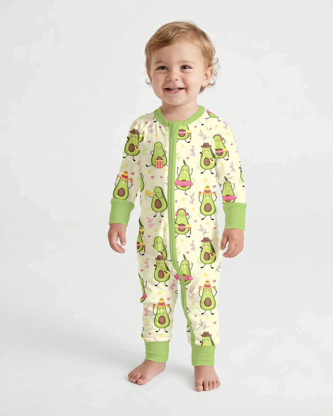 Gerippte Babykleidung mit individuellem Foto - Weich &amp; Skizzenhaft