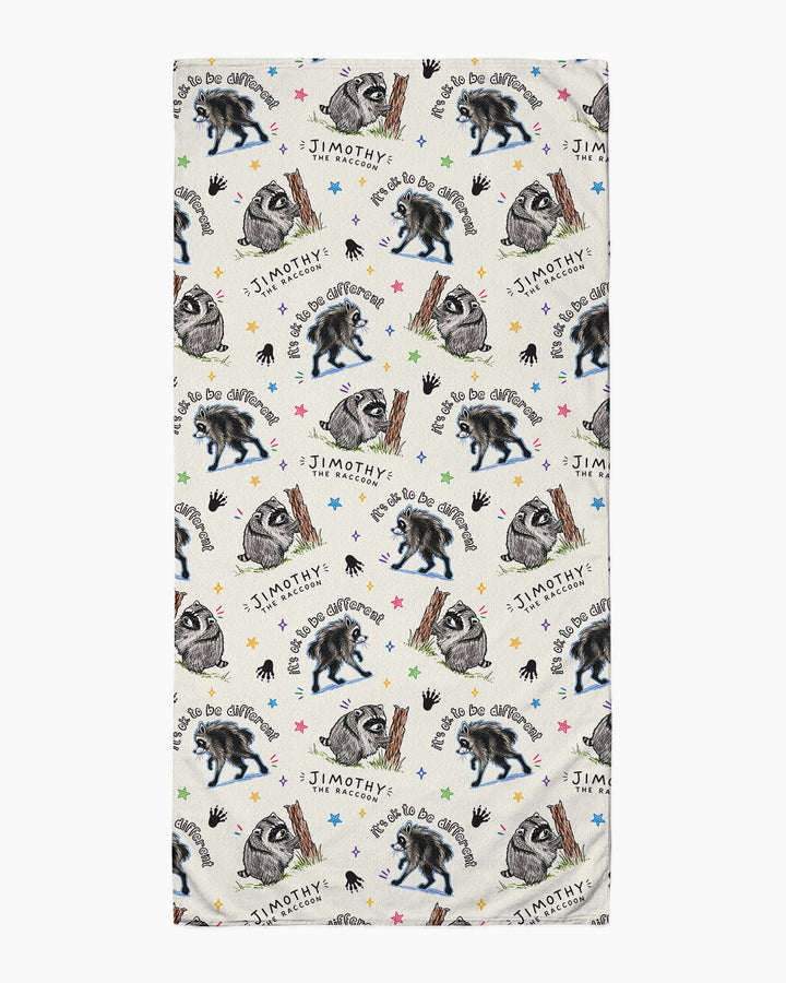 It's Okay to be Jimothy Bamboo Beach Towel