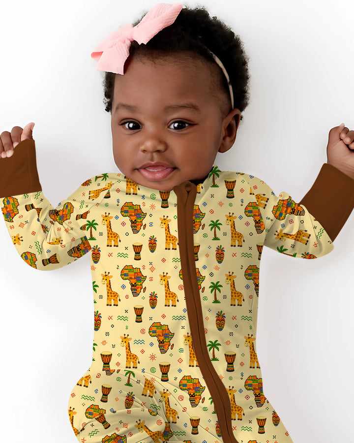 African Culture Bamboo Convertible Zippy