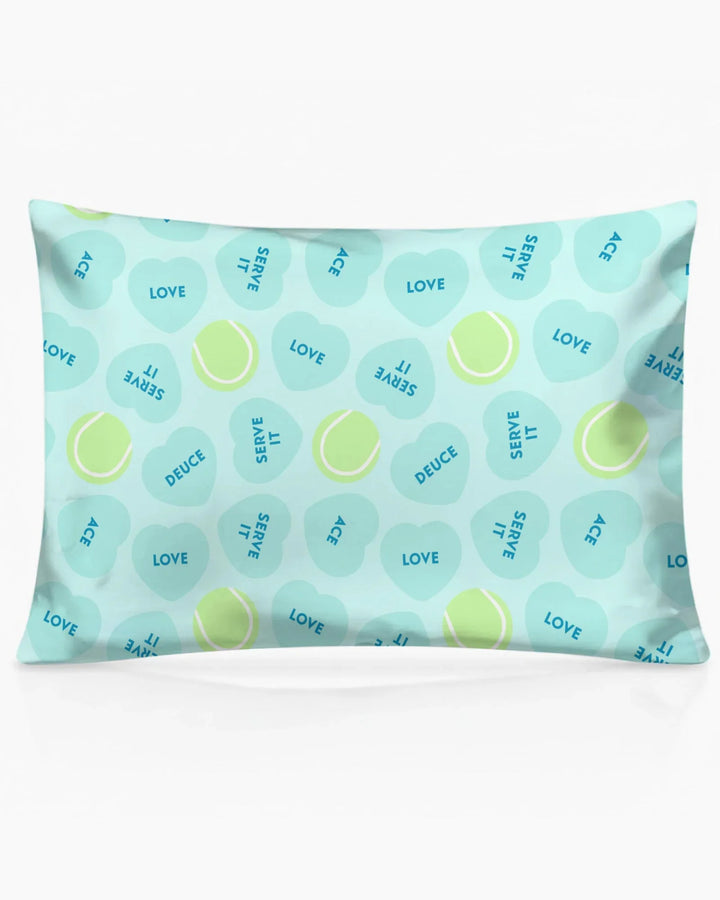 Tennis with Love Bamboo Pillow Case