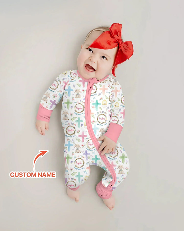 He Is Risen Personalized Convertible Zippy