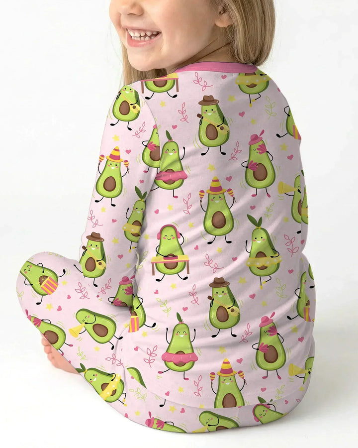 Avocado Fiesta Two Piece Long Sleeve Pajama Set
